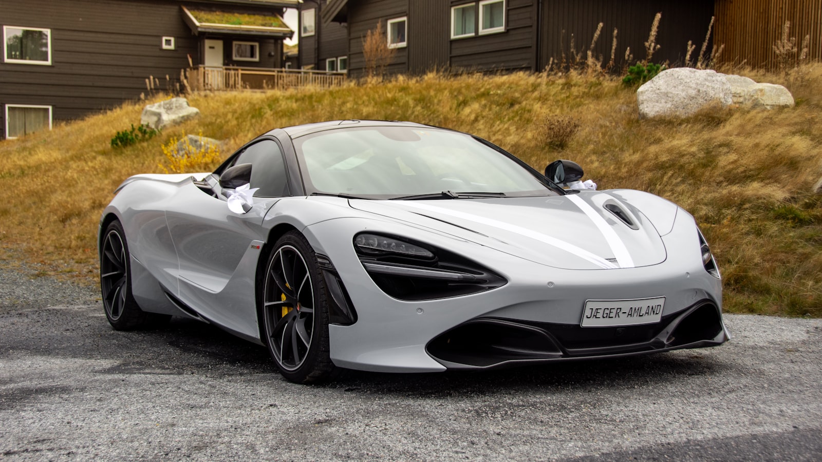 A car parked outdoors on a clear day.